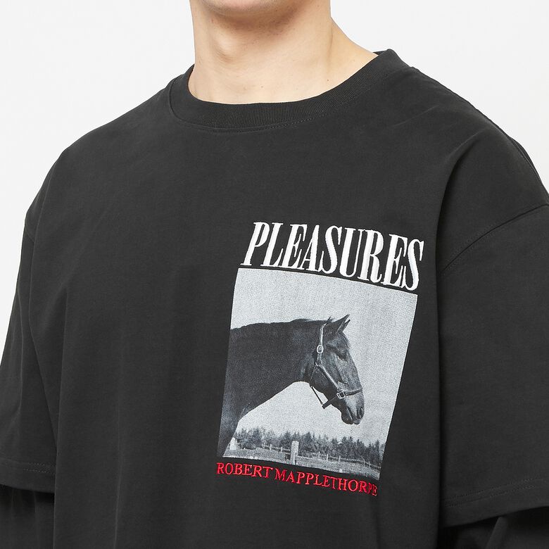 Pleasures Horses Layered Long Sleeve black