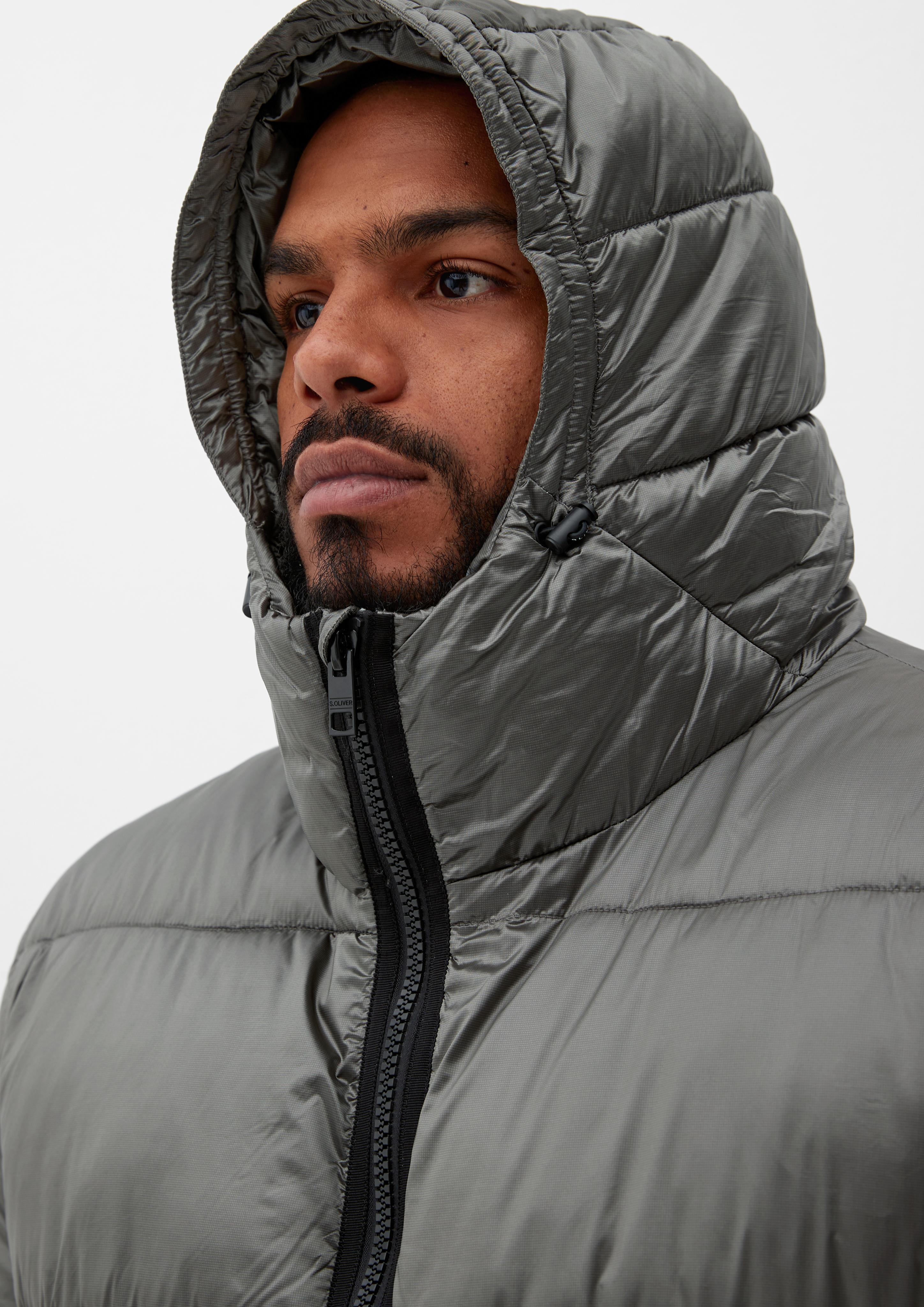 Steppjacke mit Logo-Applikation  2128196-0025