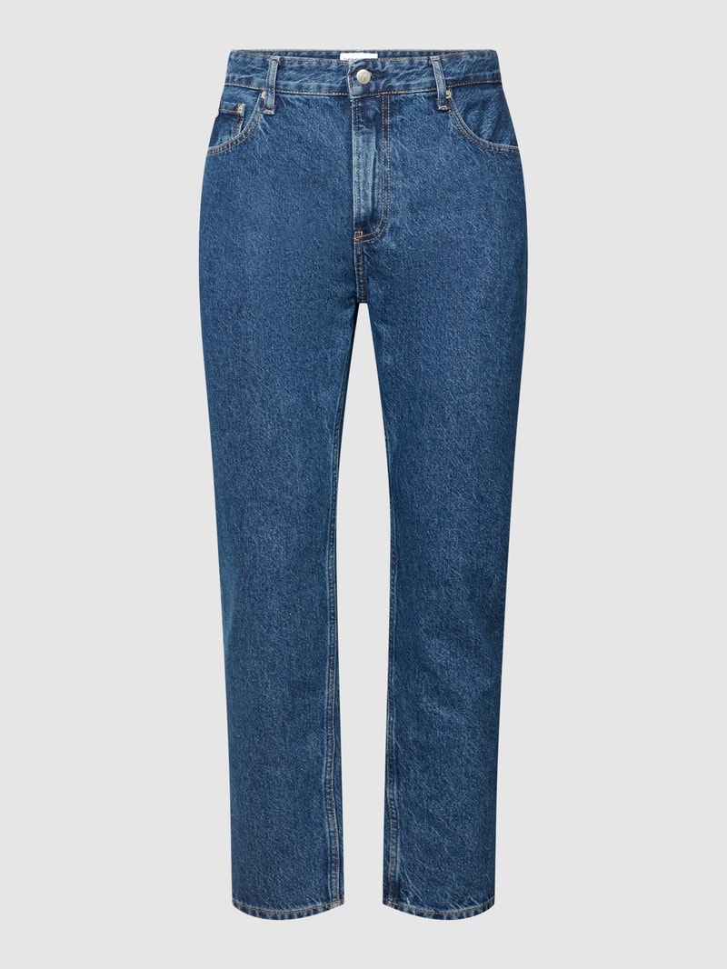 Jeans mit Label-Details in jeans