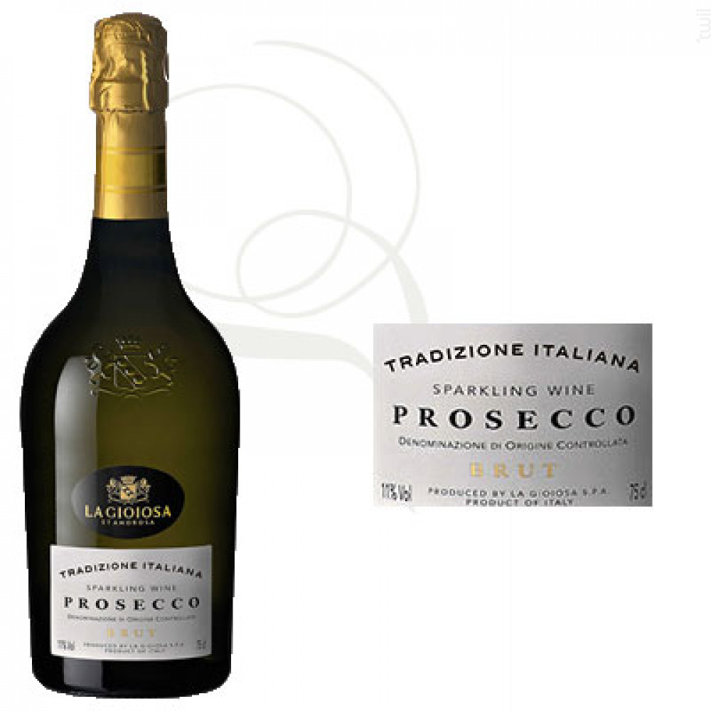 Prosecco La Gioiosa et Amorosa Vin Rouge●Prosecco DOC Non millésimé 75cl