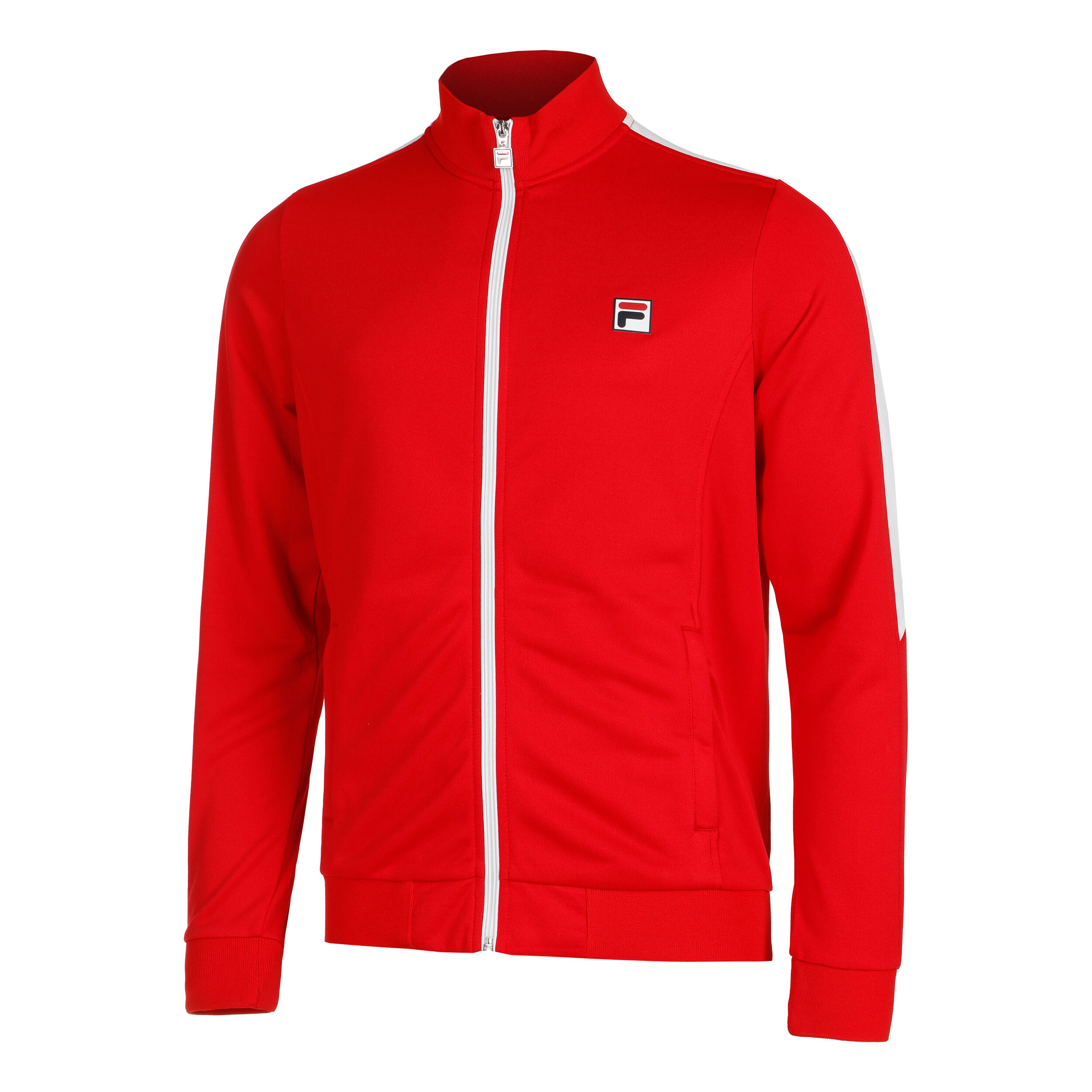 Manuel Trainingsjacke Herren - Rot, Weiß