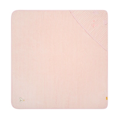 Badetuch mit Kapuze, rosa