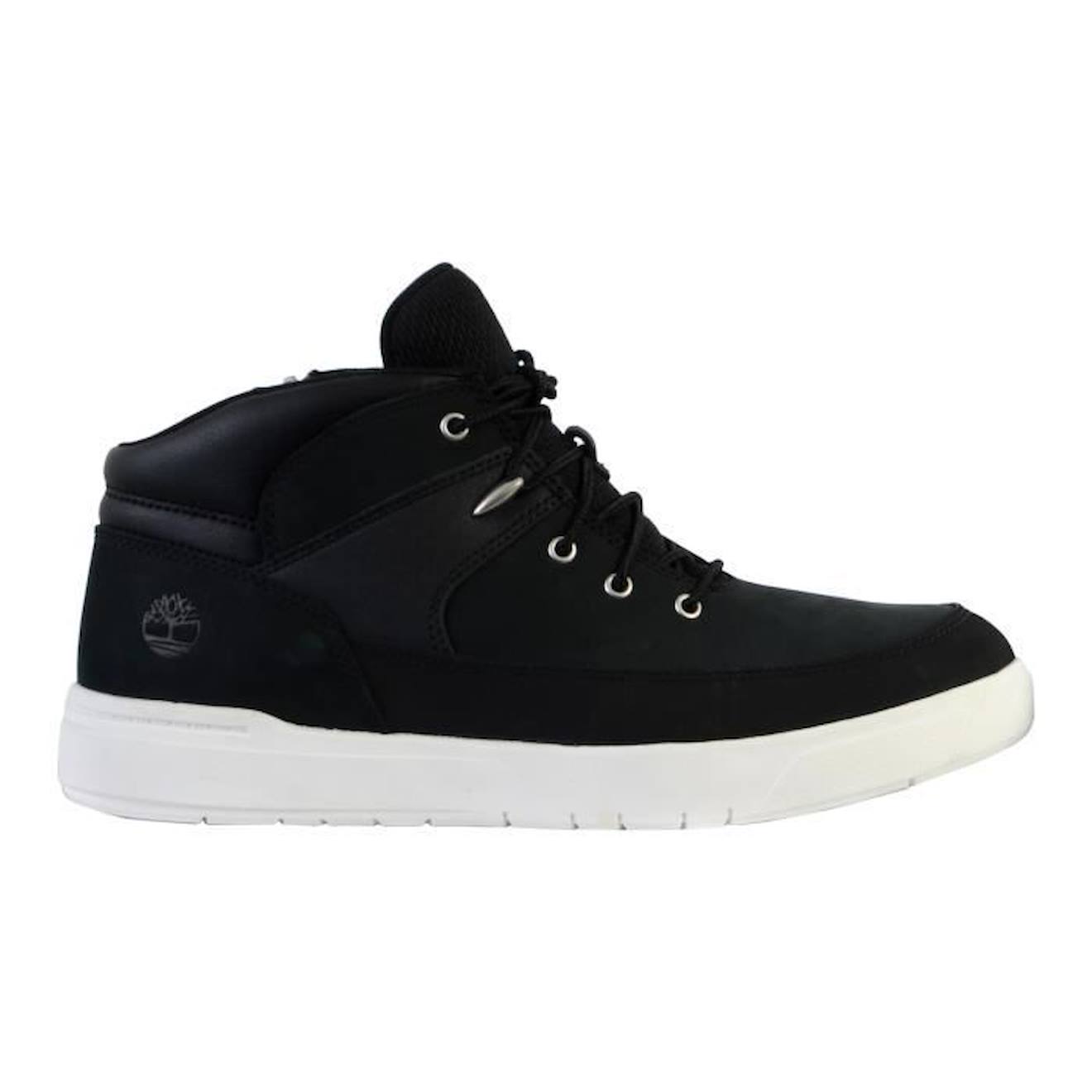 Basket Cuir Timberland Juniors Seneca Bay Mid Hiker noir