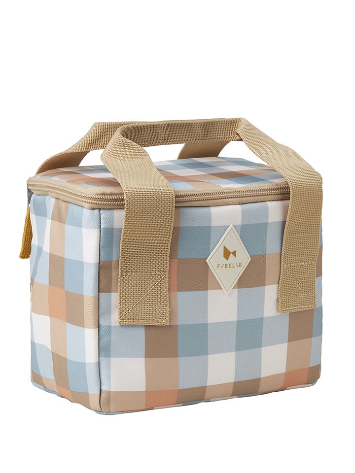 FABELAB Isoliertasche in Beige/ Hellblau - (L)22 x (B)16 x (T)14 cm günstig kaufen onesize