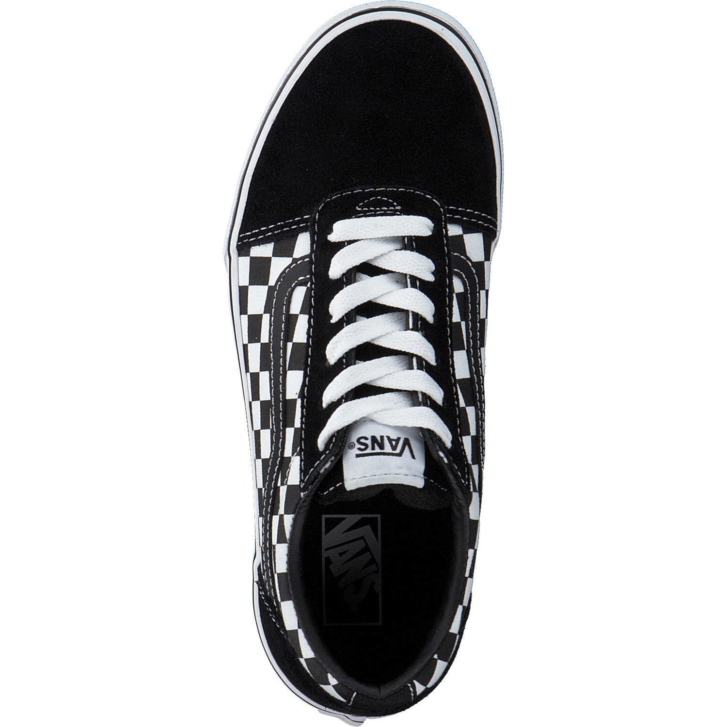 Vans Ward VN0A38J9, Sneakers Low, Kinder, Schwarz (Black/True White)