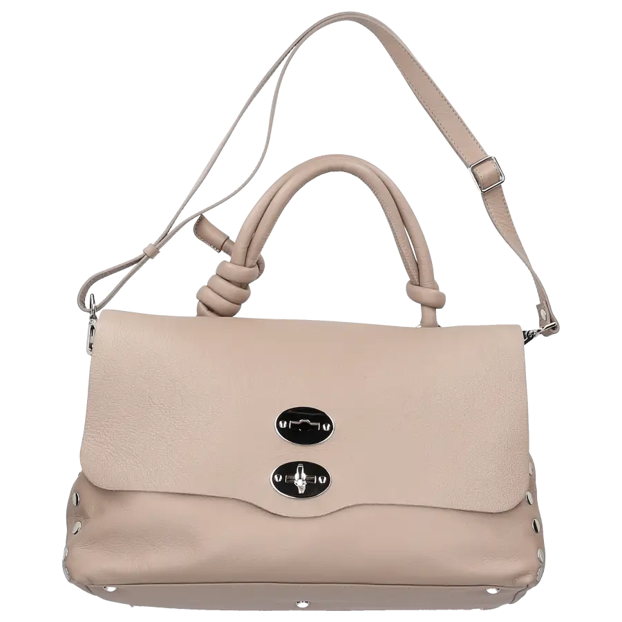 Zanellato - Handtasche POSTINA M Kalbsleder - grau