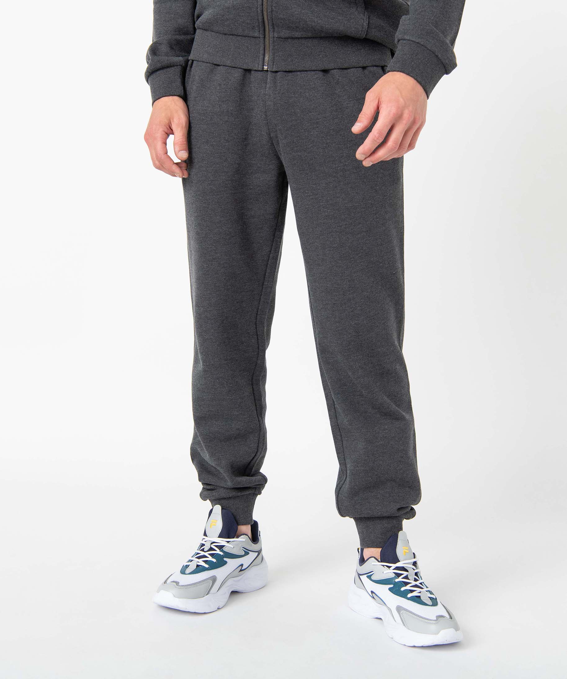 Pantalon de jogging homme molletonné gris | GEMO