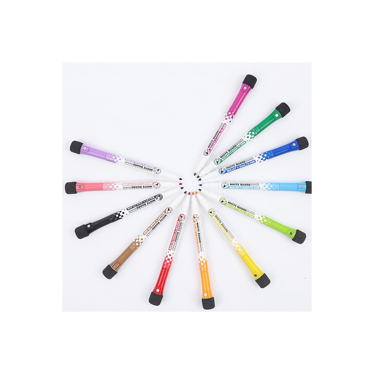 Magnetische Whiteboard-Farbstifte für Kinder Löschbarer und absorbierbarer Whiteboard-Malstift mit acht Farben