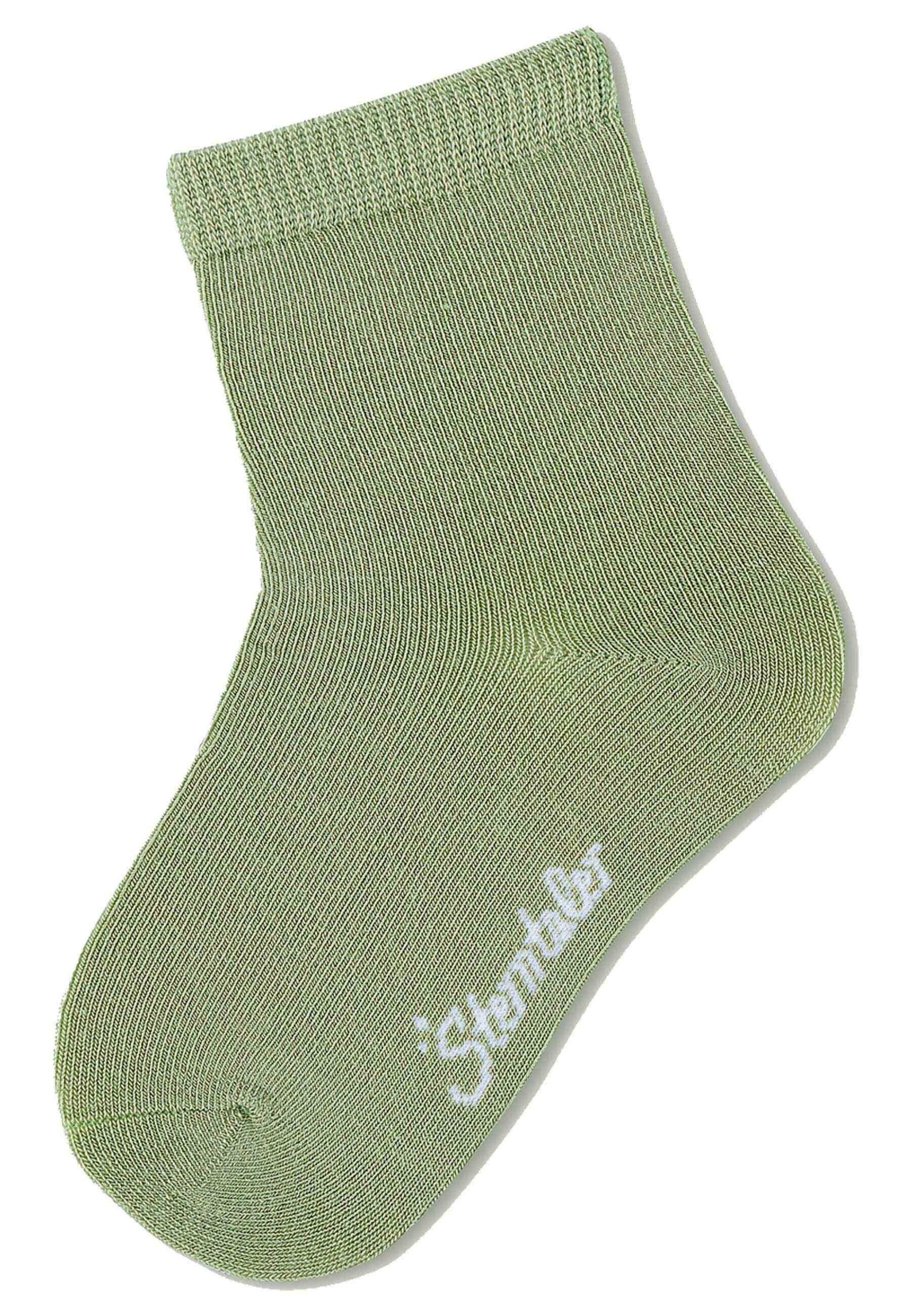 Socken 3er-Pack uni Bambus, verschiedene Farben