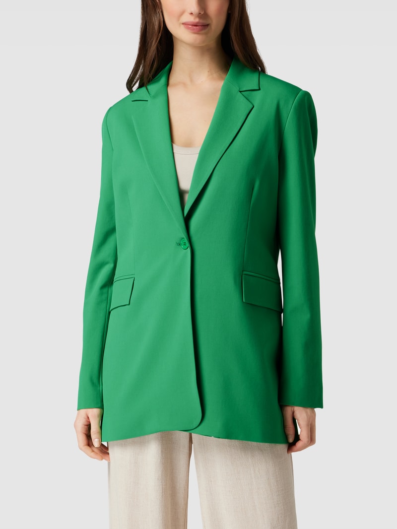 Blazer mit Pattentaschen in grün