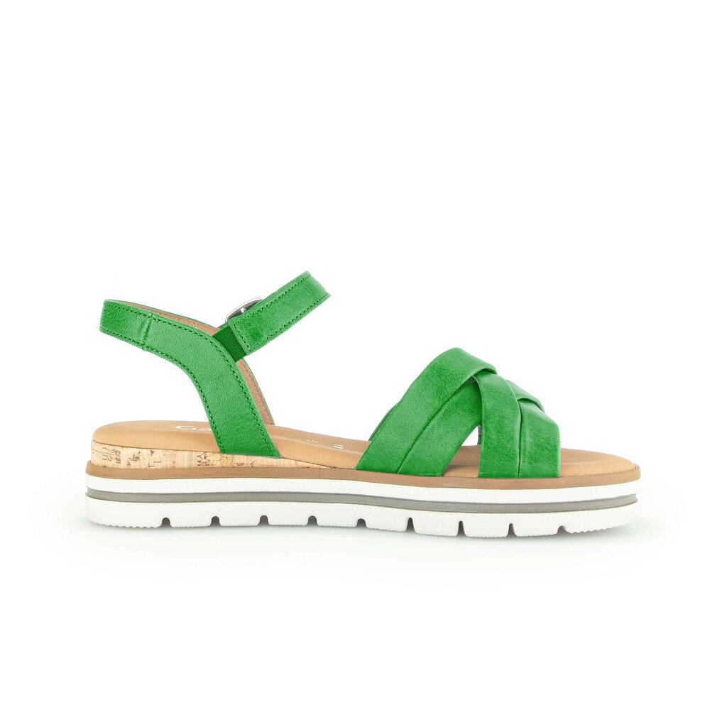 Gabor comfort Keilsandalette grün