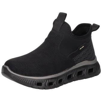 Rieker Slip On Sneaker in schwarz