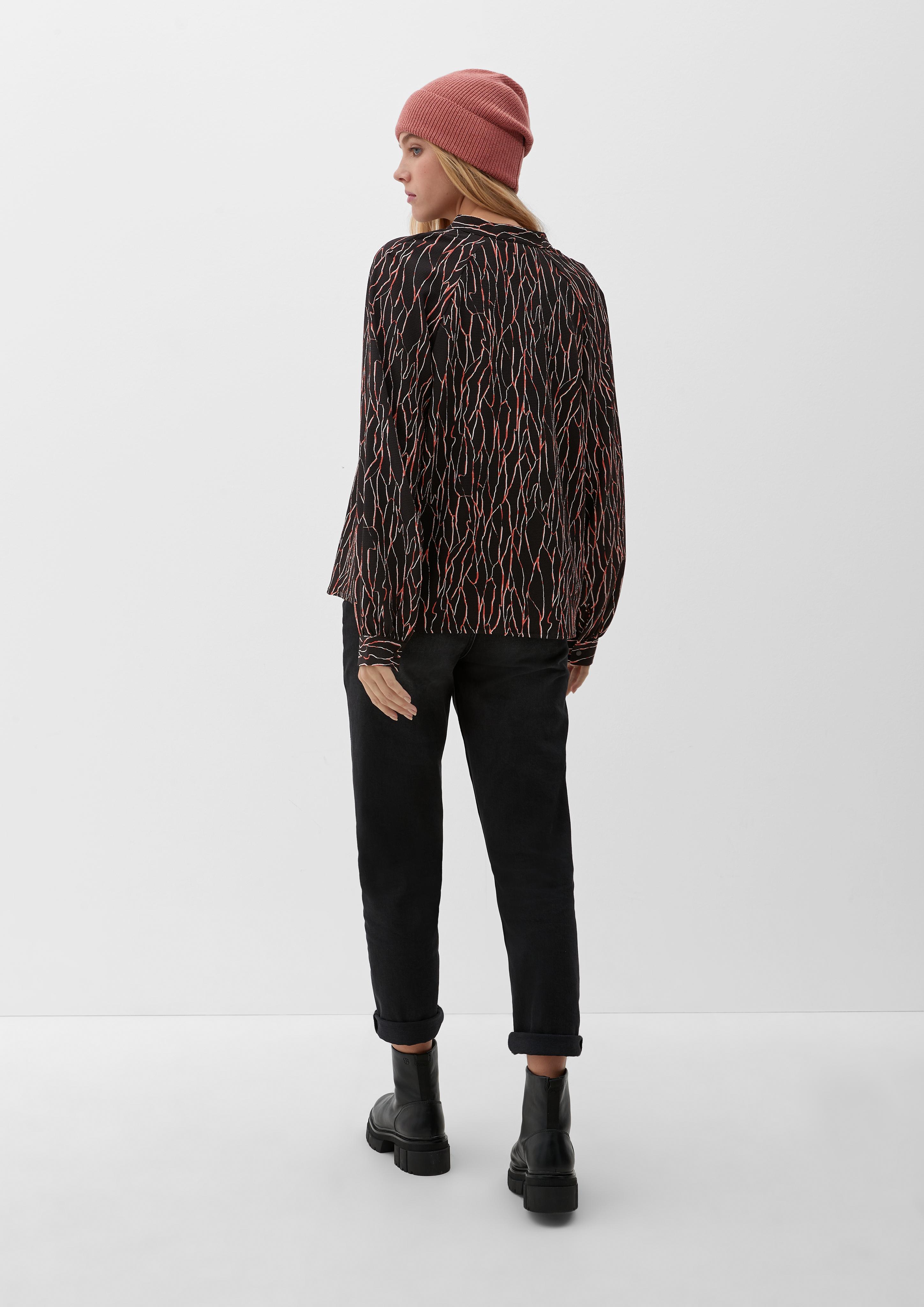 Bluse mit abstraktem Muster  2124175-99A0