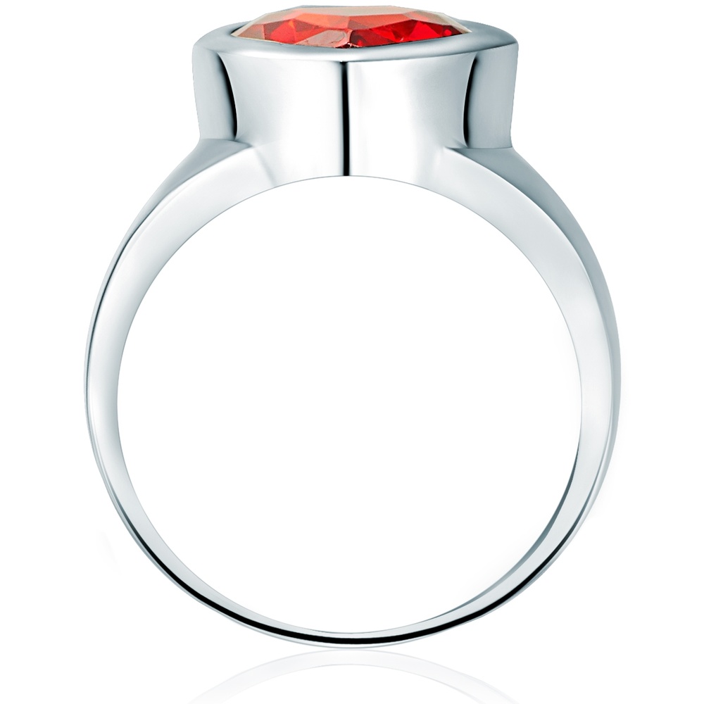 Rafaela Donata Bague en argent Coeur Argent sterling Oxyde de zirconium (CZ) en Argent Bague