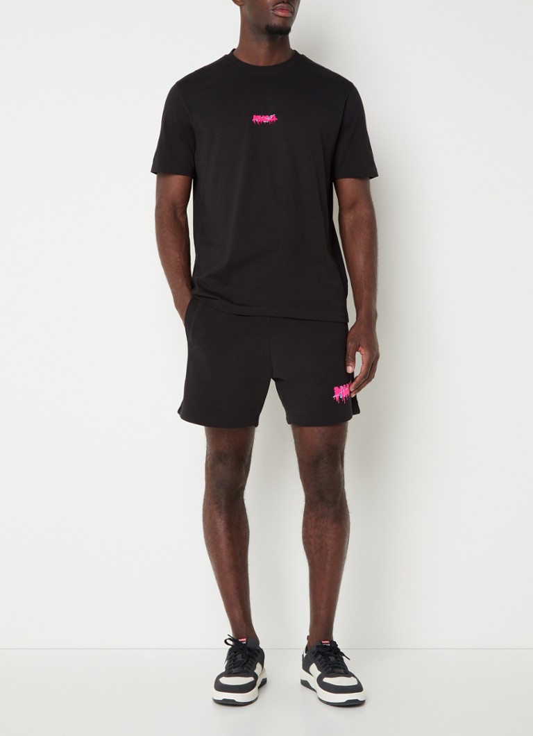 Pantaloni scurți de trening HUGO BOSS Dapalmi cu croială clasică și logo