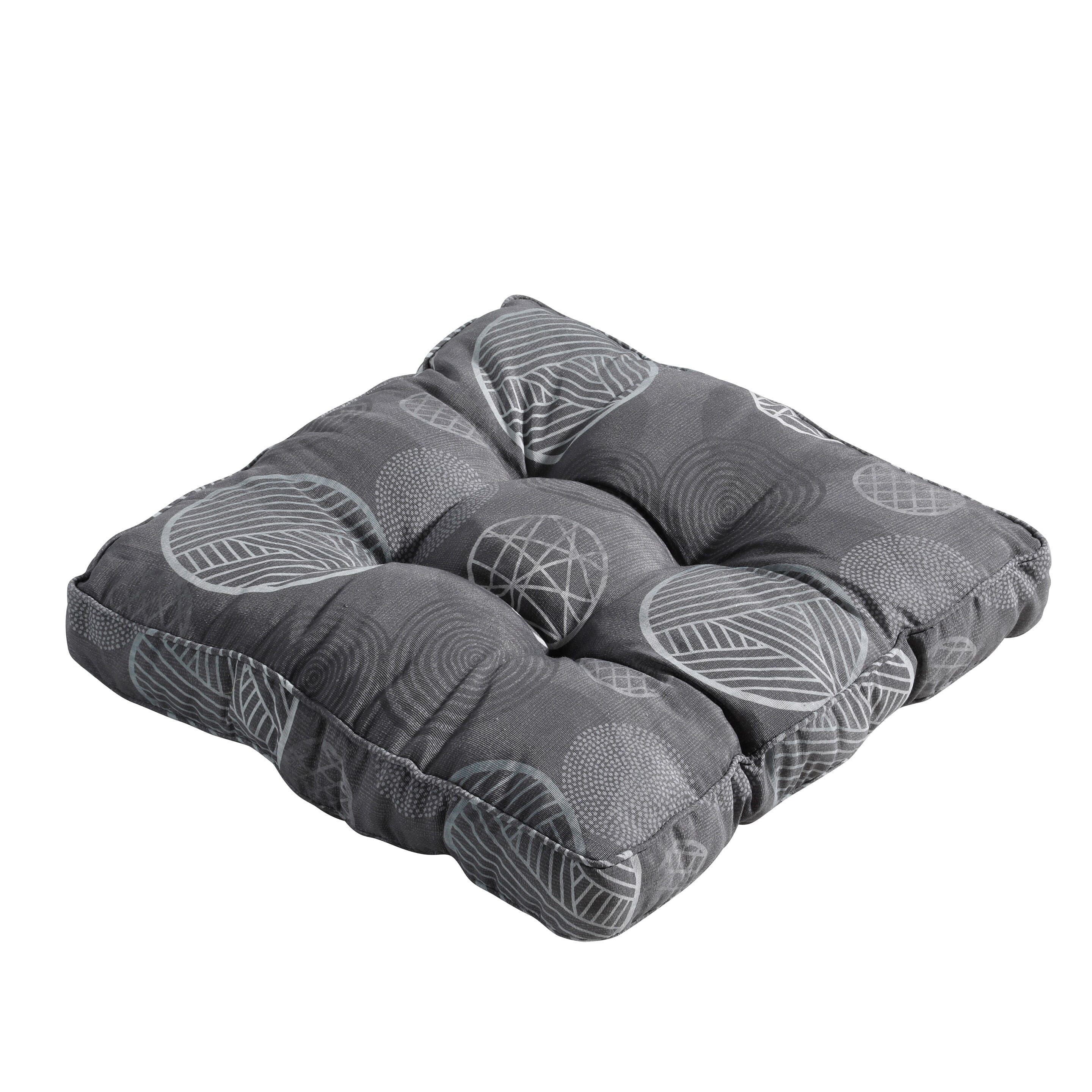 Madison Circle Grey 47x47 Sitzkissen