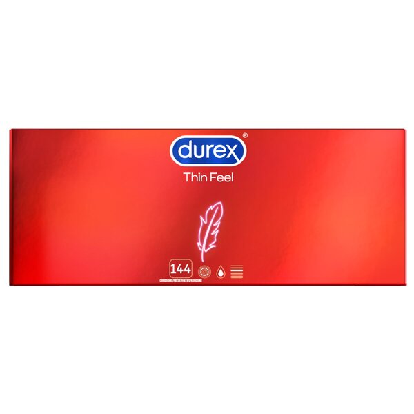 Durex Thin Feel óvszer Orvostechnikai eszköz - 144 darab