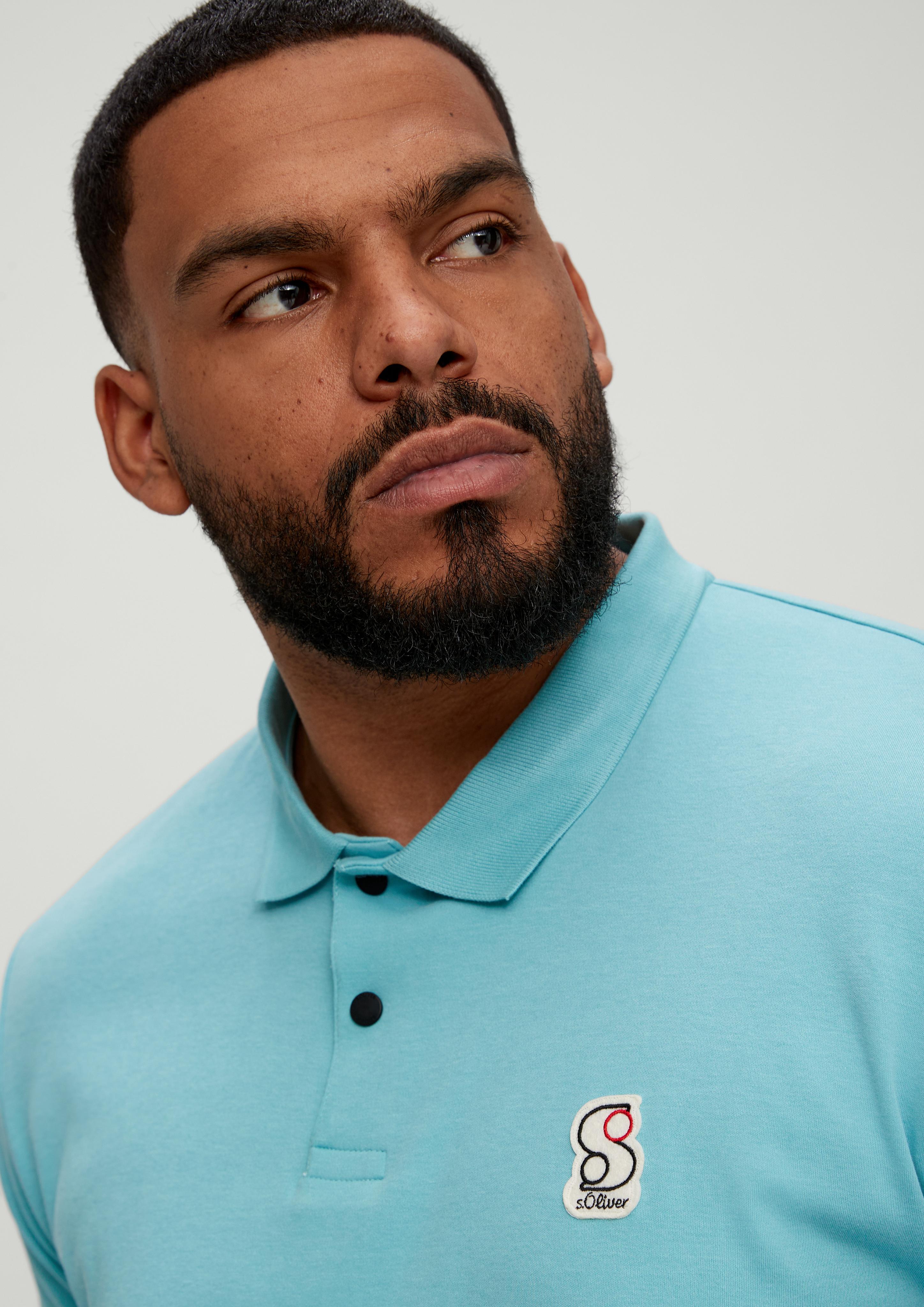 Poloshirt mit Label-Patch  2133344-6120