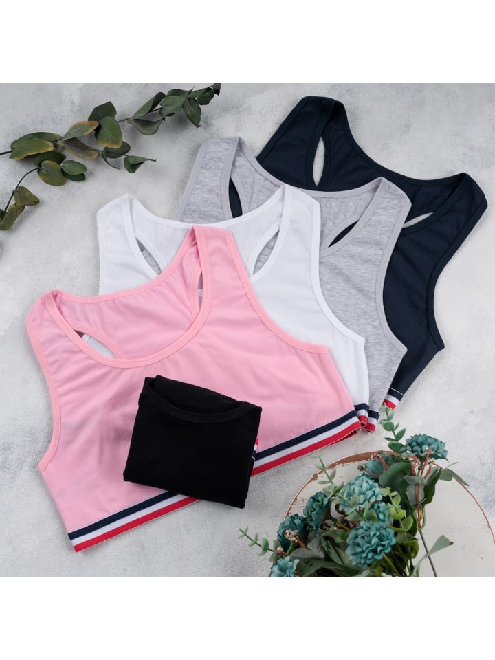 LOREZA 5er Set Bustier - Sport - Bunt günstig kaufen