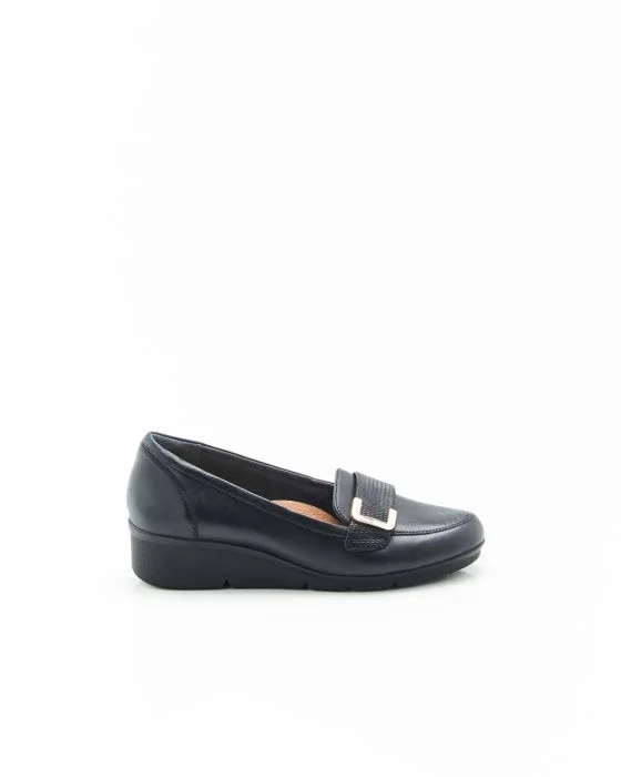 Mocassins compensés à boucle Amortyl