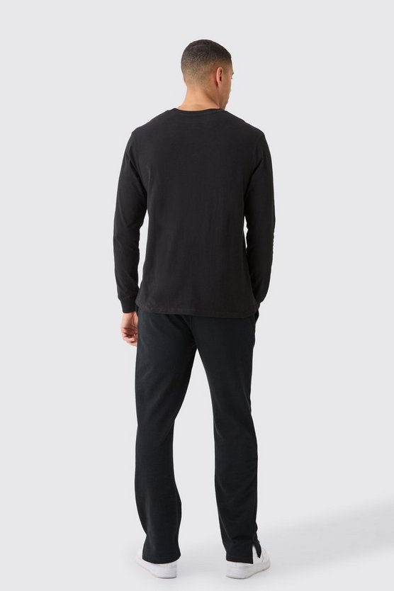 Langärmliges Basic Man T-Shirt