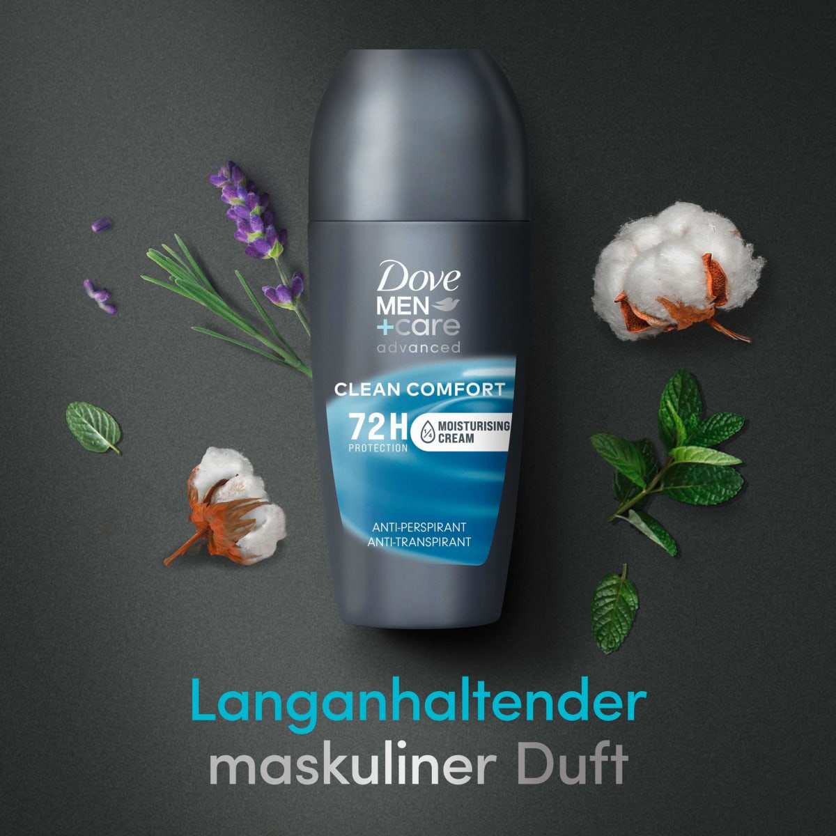 Anti-Transpirant Roll-On Advanced Clean Comfort, 50 ml