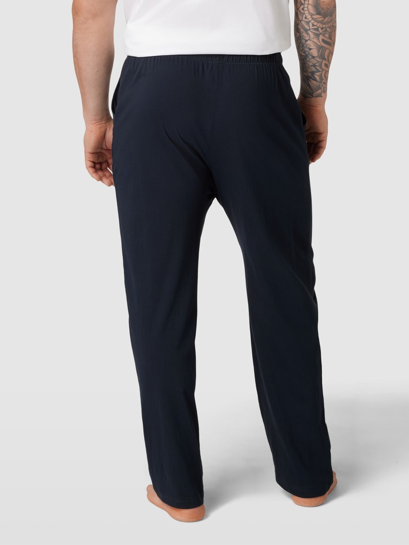 PLUS SIZE Sweatpants mit Eingrifftaschen Modell 'SAPPORO' in dunkelblau