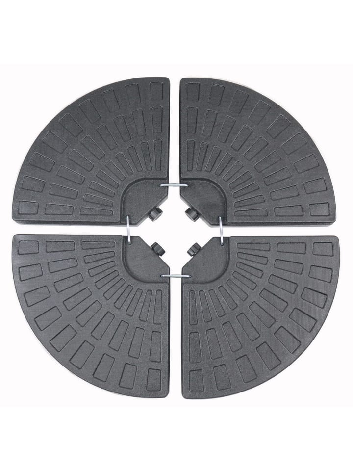 VCM  Ampel Sonnenschirmständer Platten befüllbar in Schwarz günstig kaufen onesize