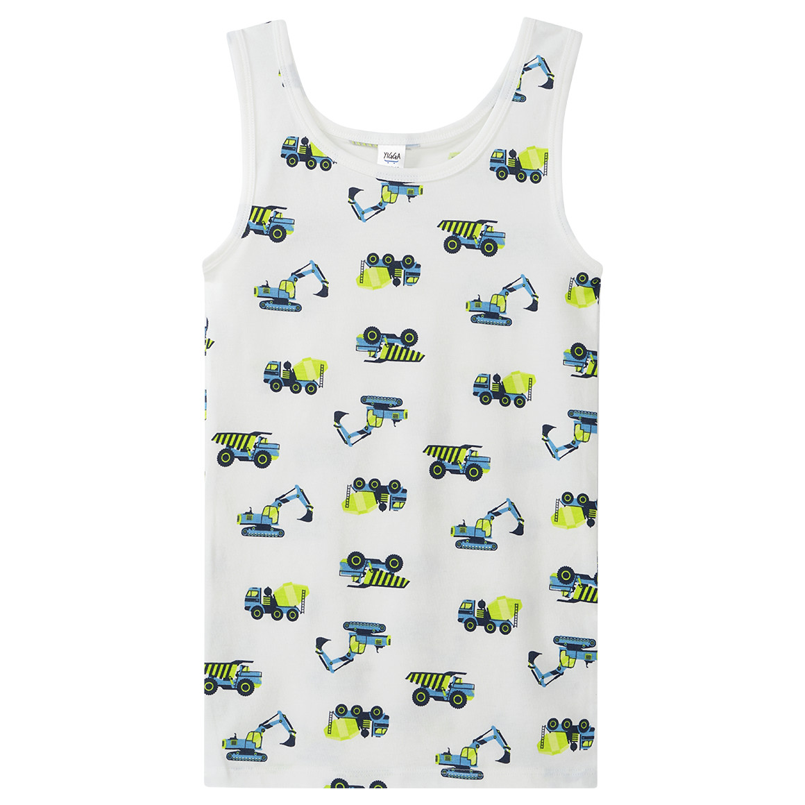 3 Jungen Unterhemden mit Fahrzeug-Motiven