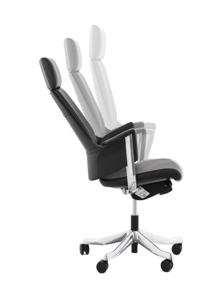 KADIMA DESIGN Ergonomischer Bürostuhl aus Echtleder | Eleganter Lederstuhl günstig kaufen onesize