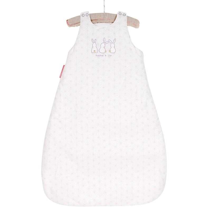 Gigoteuse écrue Pompom 0/6 mois