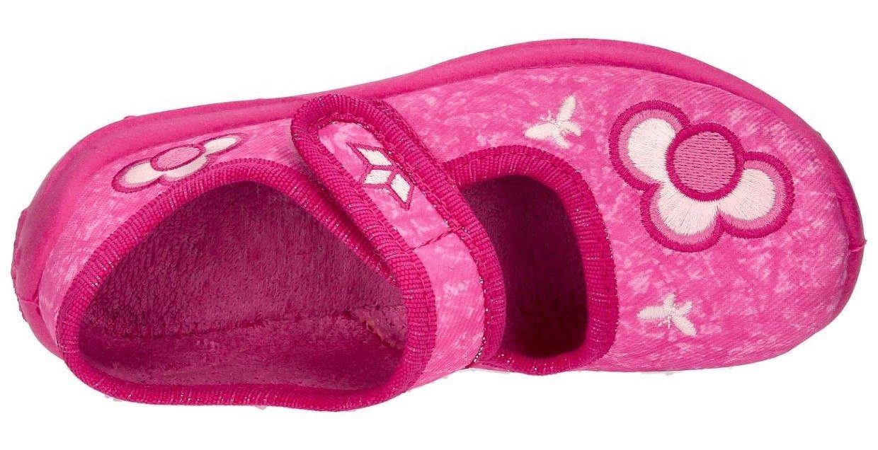 Lico Sweet Girl Hausschuh mit Blüten-Stickerei