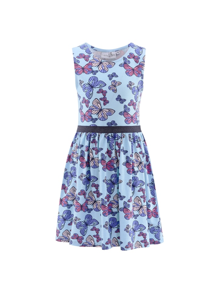Happy Girls Kleid Schmetterling mit Glitzer in Türkis günstig kaufen