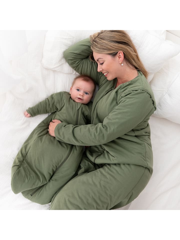 Schlummersack Babyschlafsack, 3.5 TOG in Grün günstig kaufen 70 cm