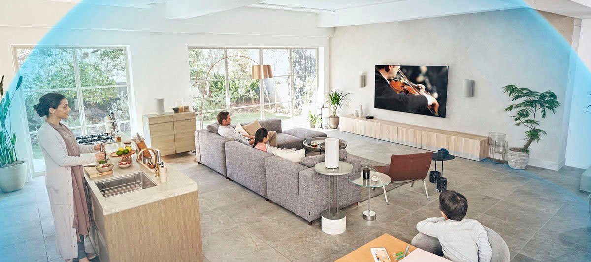 Sony HTA9 + SASW5 7.1.4 Lautsprechersystem (Bluetooth, LAN (Ethernet), WLAN, 804 W, 4.0.4 Dolby Atmos, 360° Spatial Sound Mapping-Technologie)