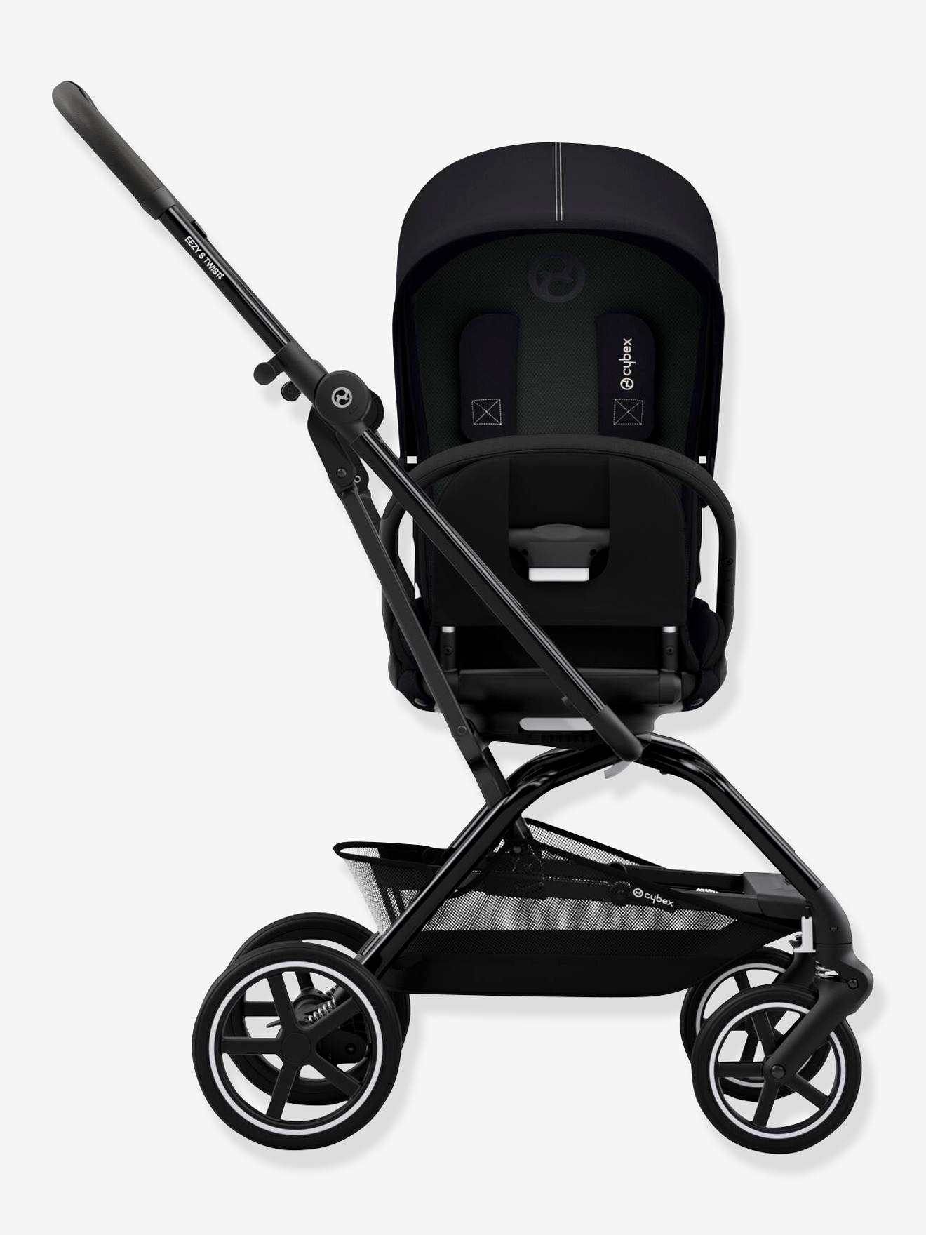 Poussette réversible tout-terrain CYBEX Eezy S Twist+ 2 noir (moon black)