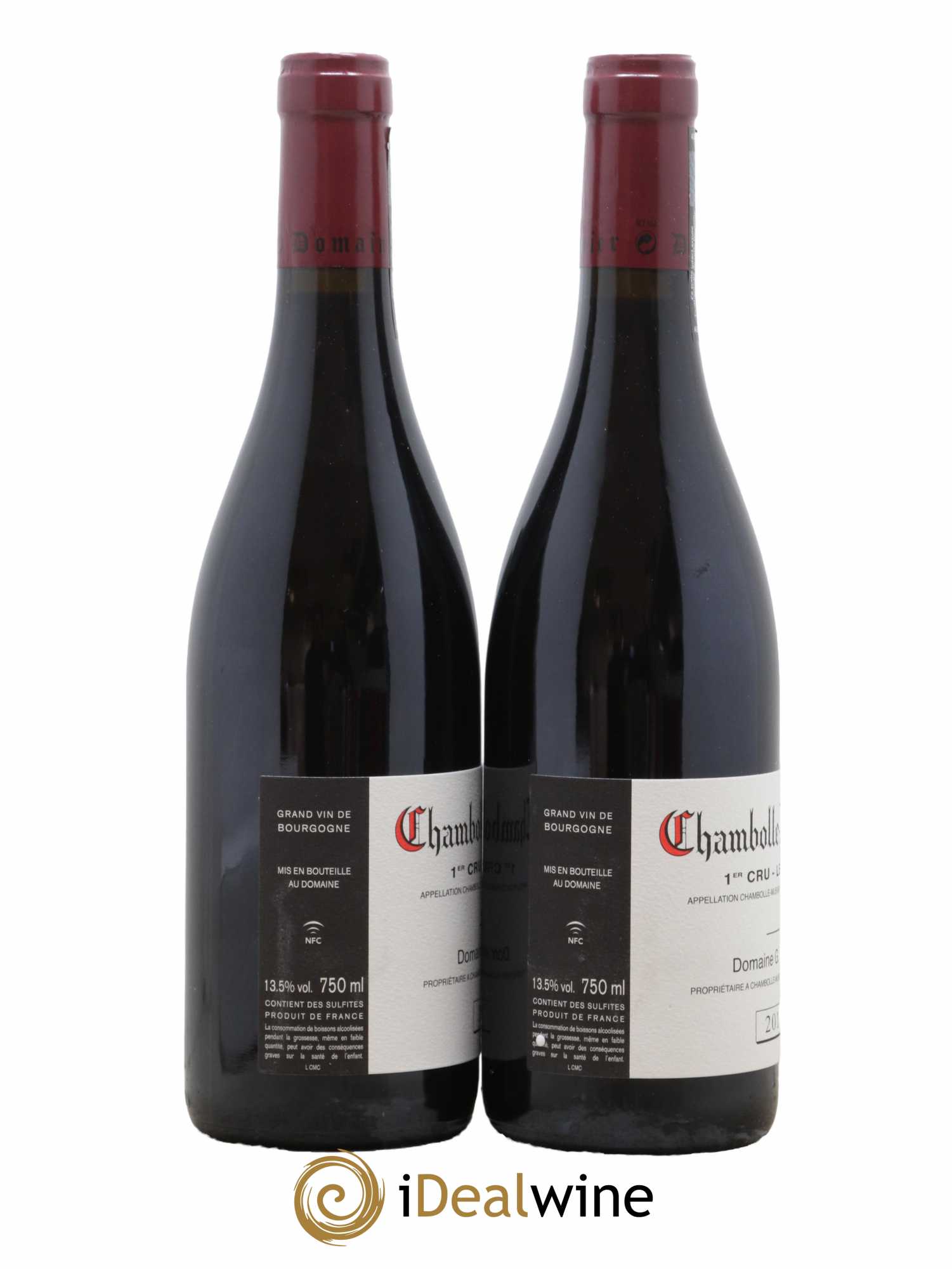 Chambolle-Musigny 1er Cru Les Cras Georges Roumier (Domaine)  2019 - Lot de 2 Bouteilles