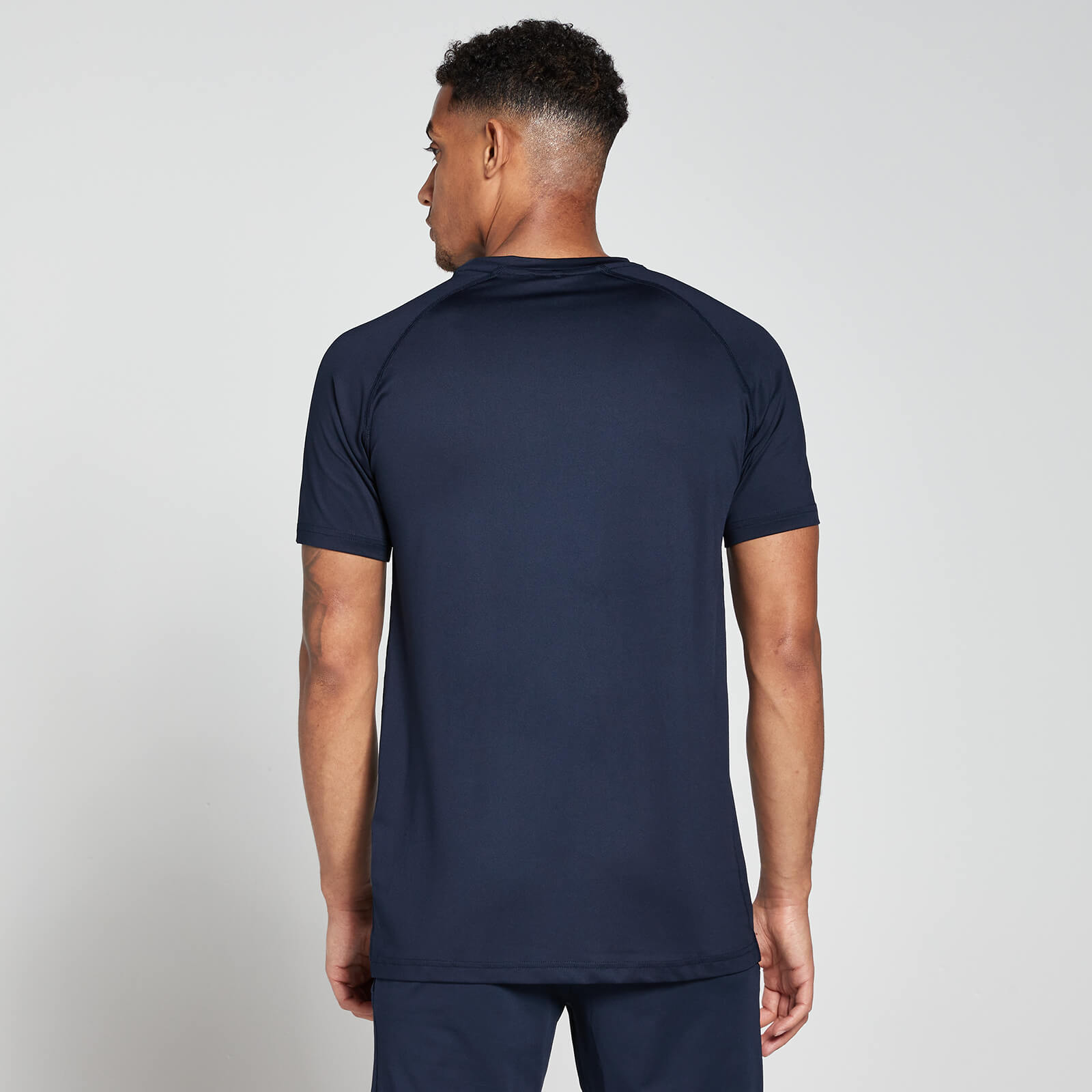 T-shirt d’entraînement à manches courtes MP pour hommes – Bleu marine