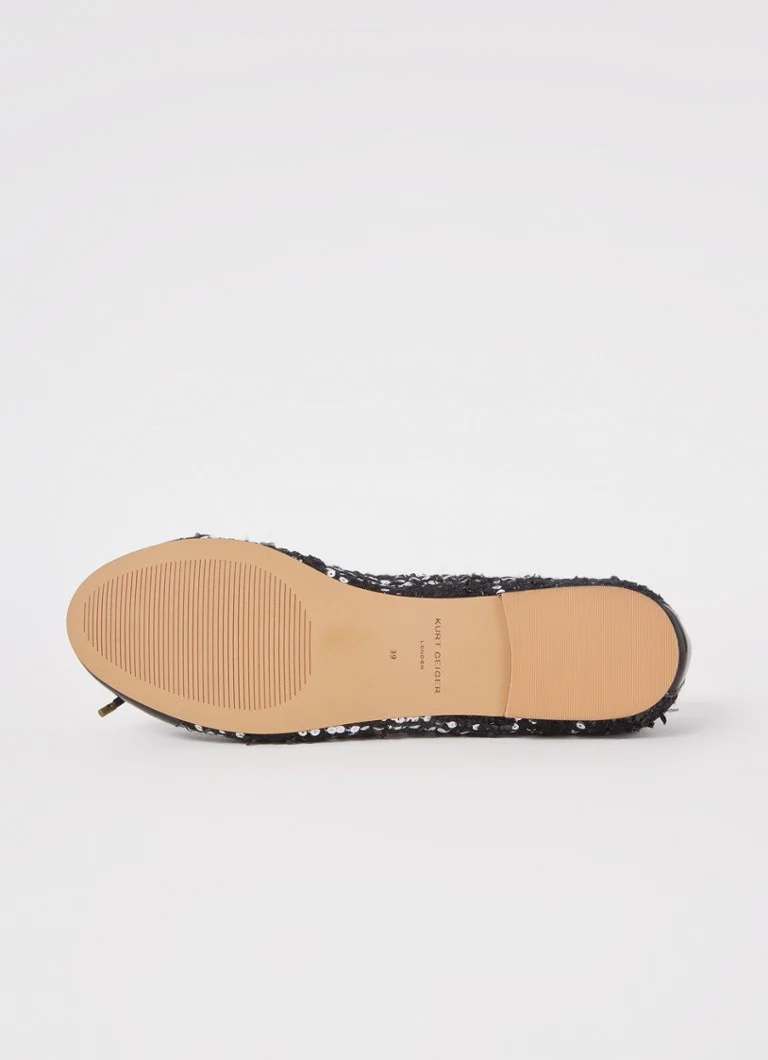 Kurt Geiger Eagle -ballerinat tweed-lookin kanssa