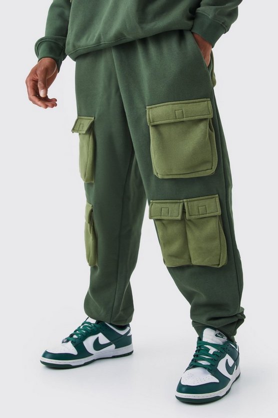 Oversize Utility-Jogginghose mit Taschen