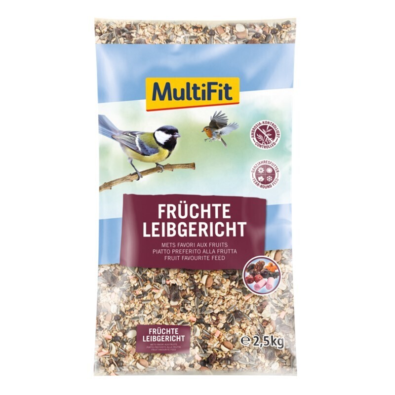MultiFit Wildvogelfutter MultiFit Früchte-Leibgericht 2,5 kg