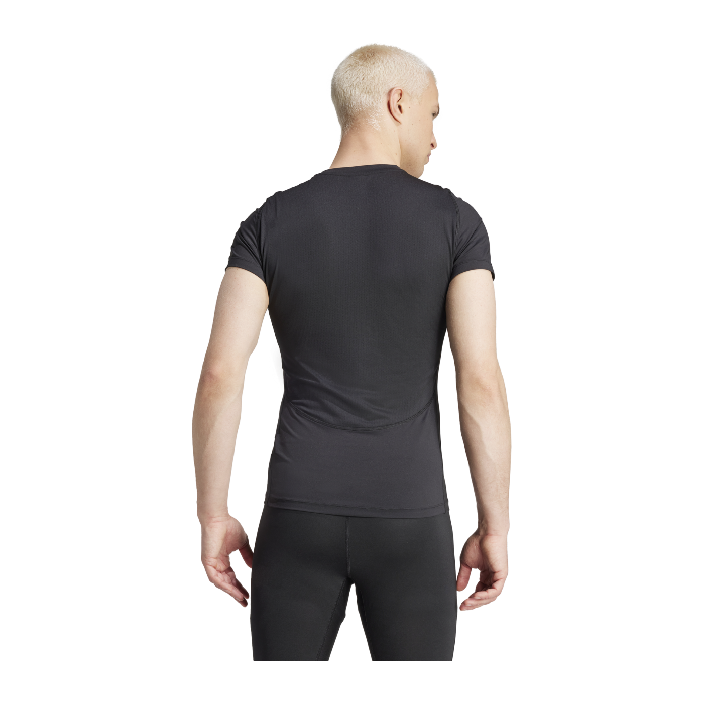 adidas Techfit Aeroready T-Shirt Schwarz