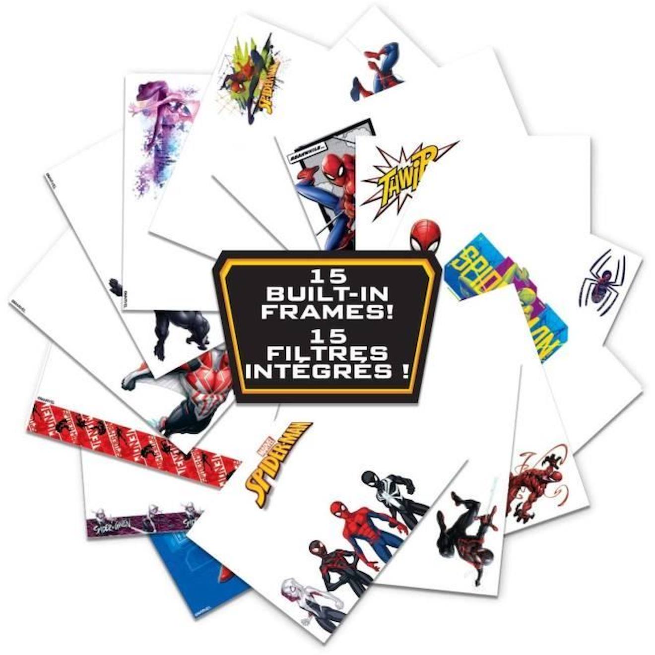 APN enfants Spiderman avec fonction photo et vidéo rouge