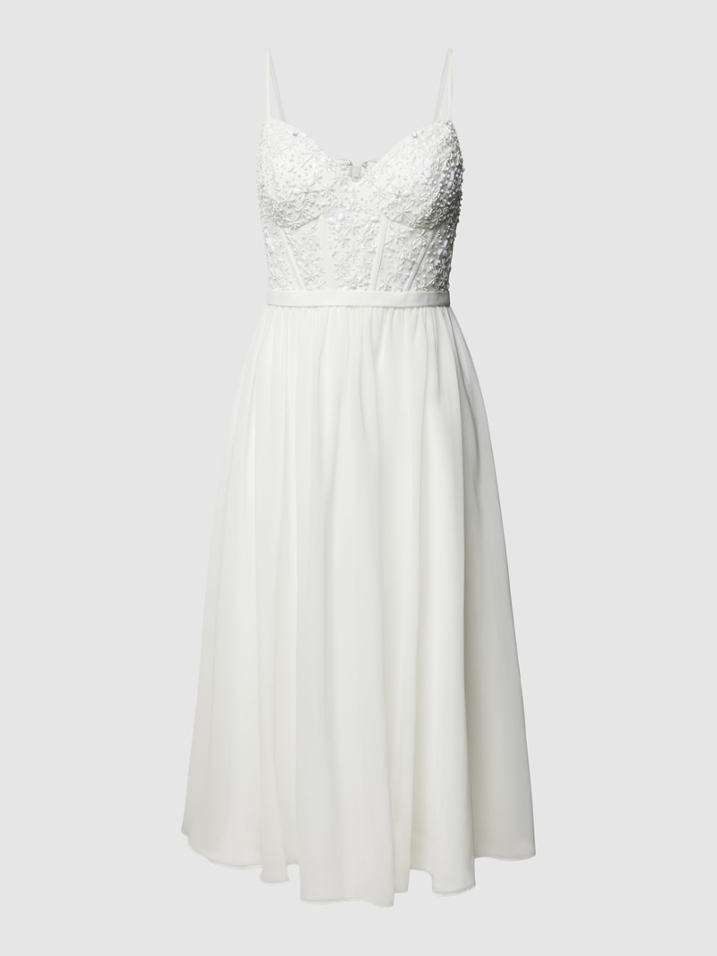 Brautkleid mit Herz-Ausschnitt in offwhite