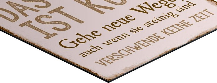 Reinders! Deco-Panel Das Leben, Spruch 30x90 cm