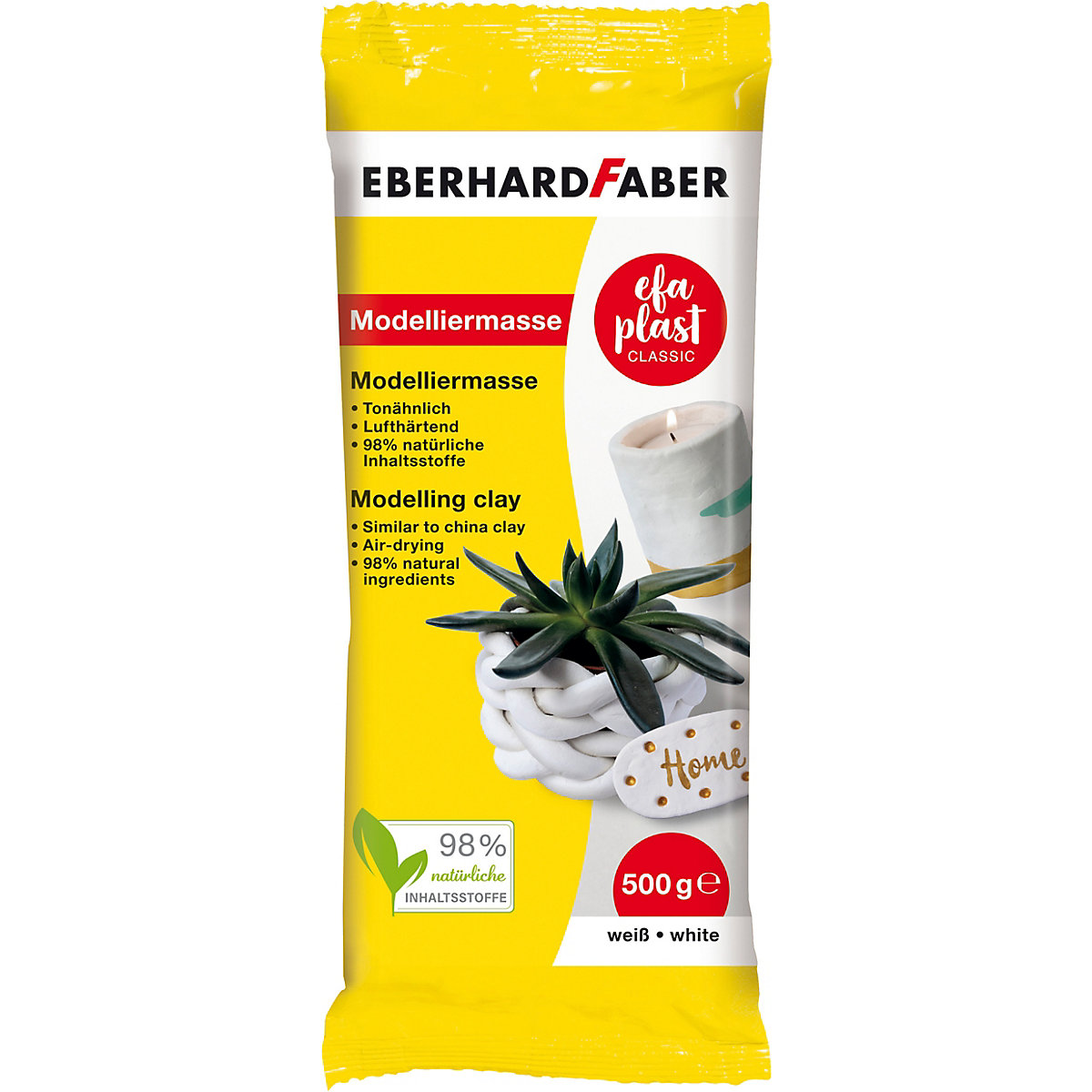 EFA Modelliermasse Plast Classic, 500 g weiß