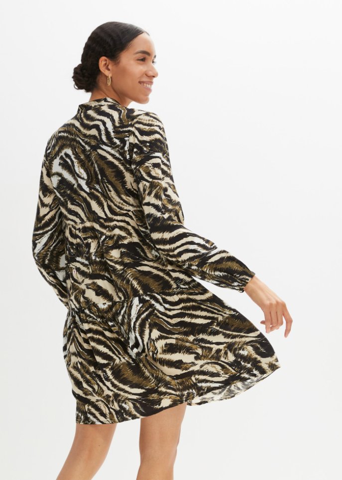 Kleid mit Volant