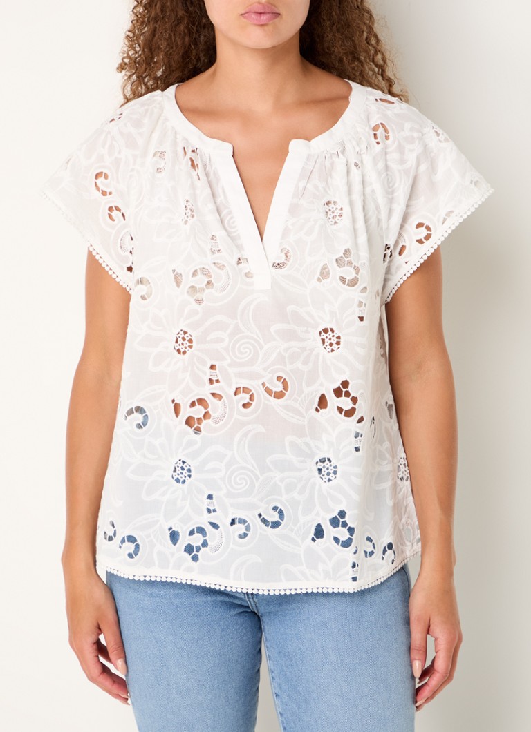 Summum Tunic with embroidery and openwork detail
