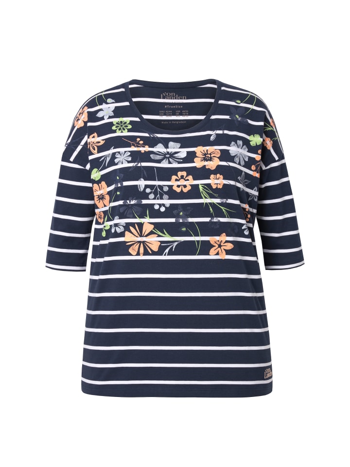 Ulla Popken Shirt in marine günstig kaufen