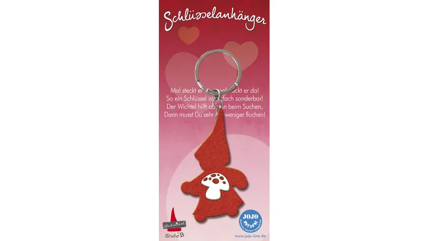 JOJO Filzwichtel Schlüsselanhänger 
